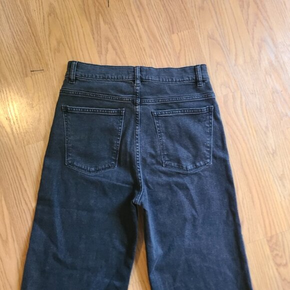 DL 1961 DL VINTAGE HEPBURN WIDE LEG HIGH RISE VINTAGE JEANS CROPPED STRETCH 27 - Picture 5 of 10